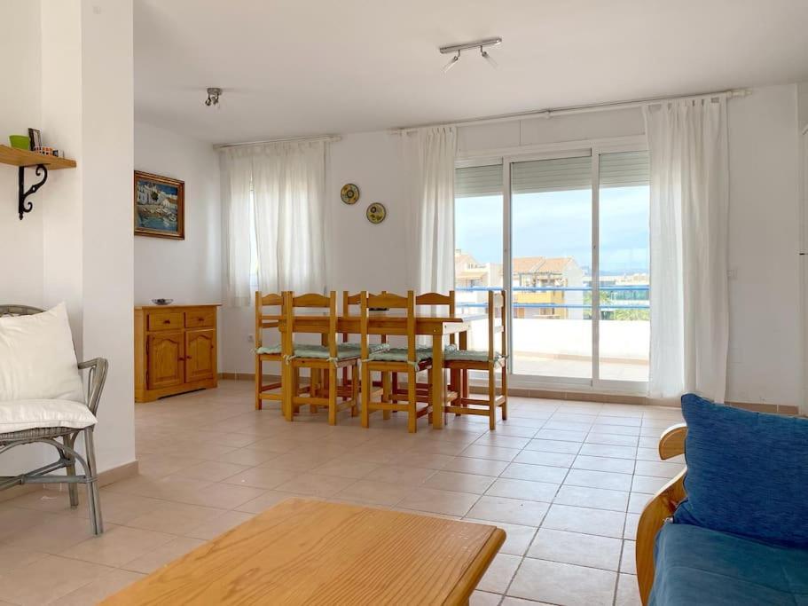 Atico Con Vistas Al Mar En Primera Linea De Playa Vera Exterior photo